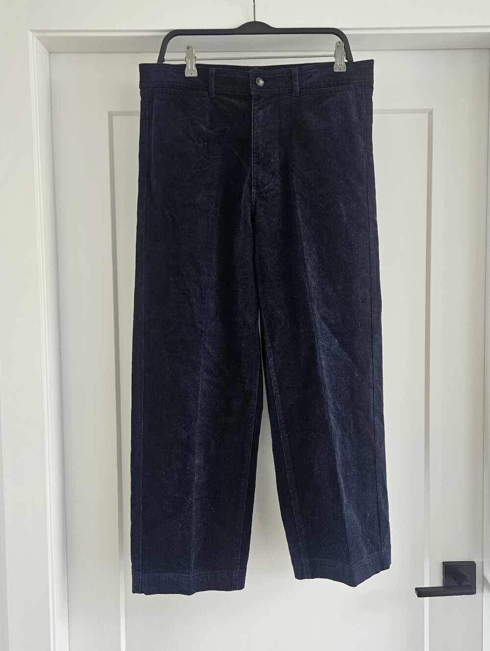 EVERLANE the corduroy wide leg pant Navy Blue size 14